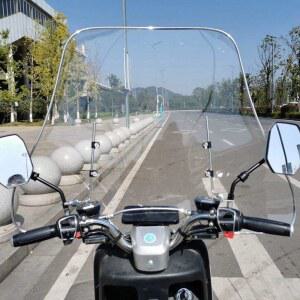 오토바이 윈드 스크린 윈드실드 두께 VX125 망강 기비 만능 A급 55CM 미러