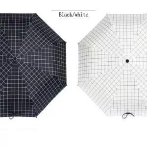 흑백 칸칸 체크 우산겸 양산 우산겸양산 체크우산 체크양산