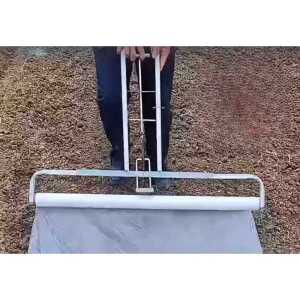 수동 비닐씌우는기계 피복기 멀칭기 무동력 폭조절 텃밭 농업용 농사 손수레