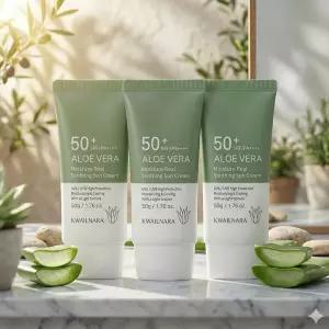 알로에베라 수딩 선크림 50ml 3개 외 수딩젤 클렌징폼 미스트 모음