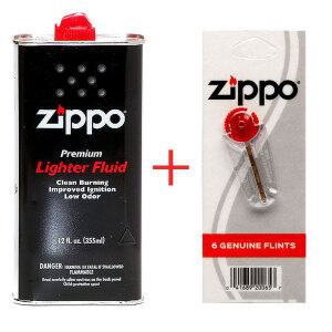 지포라이터 정품 대용량 오일(355ml)+부싯돌1개 소모품 오일 돌 세트 부싯돌 기름