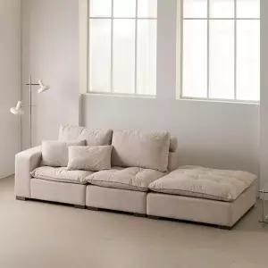 포근한 생활방수 조야 쇼파  4인카우치+스툴  TP903