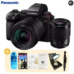 [파나소닉]파나소닉 루믹스 DC-S5 IIX + 더블렌즈 KIT (20-60mm,50mm) + 악세사리 6종 패키지 DC-S5M2XW