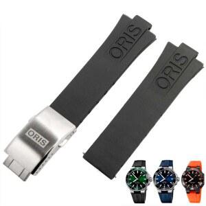 오리스 아퀴스 워치 스트랩 그린 다이얼 오토매틱