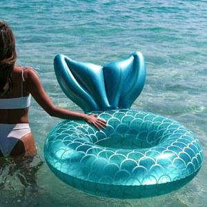 인어 꼬리튜브 물놀이 비치 여름 용품 튜브 대형 수영장