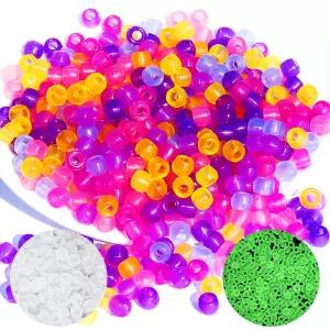 UV 자외선 비즈 (250g) 색상변환 발색 야광 칼라 구슬 팔찌 목걸이 키링 굿즈 만들기