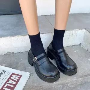 제이시 6cm 발편한로퍼 키높이로퍼 메리제인통 K153