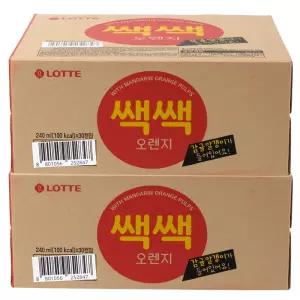 롯데칠성 쌕쌕 오렌지 240ml 60개
