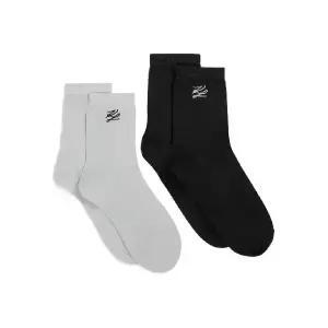 칼라거펠트 로고 양말 2족 세트 A4W47016998 TP442138142