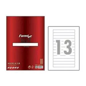 [셀러에이드]라벨지 파일 인덱스용 13칸 20매 LQ-3662 폼텍