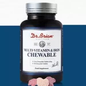 진스샵 대용량 가족 어린이 성인 멀티 종합 비타민 철분 엽산 철 츄어블 영양제 90 정