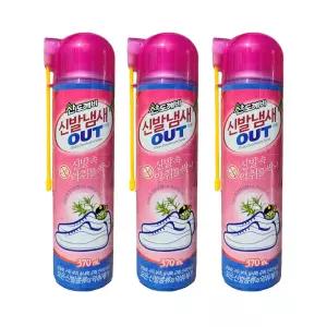 산도깨비 신발냄새아웃 370ml 3개 악취제거 탈취제