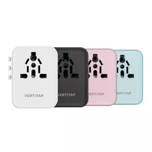 버티탭 트레블러 에어 25W 멀티 어댑터 해외 전세계 콘센트 여행용 멀티탭 usb 플러그