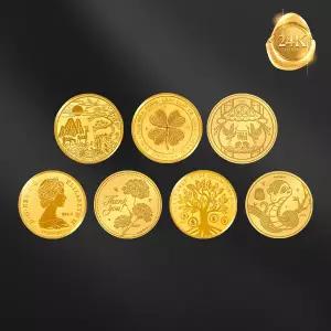 [골드피아] 24K 순금 코인 0.2g 모음 (순도 999.9)