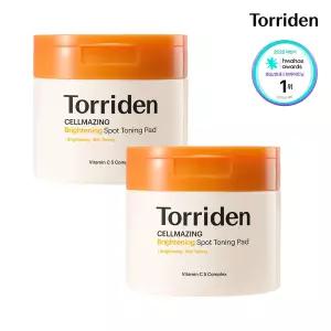 [SET] 토리든 셀메이징 비타C 브라이트닝 흔적 토닝 패드 70매 X 2개 (+비타앰플 10ml)