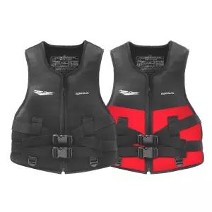 [버팔로구명조끼]BUFFALO 구명조끼 블랙 레드 1P 성인구명조끼 어린이구명조끼 부력보조복 튜브 물놀이용품