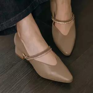 [엘리자베스스튜어트](대구신세계)[예약판매] 양가죽 쥬얼메리제인펌프스 EBAL147510