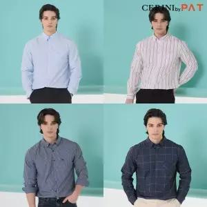 CERINI by PAT 남성 워셔블 스판 셔츠 4종