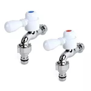 커플링 원스톱 가로꼭지 437357 커플링꼭지 원스톱꼭지 청소연결 호스연결 다용도꼭지