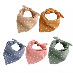 이거찜)깜찍발랄 땡땡이 손수건 스카프 여름 머리띠 터번 터번머리띠 등산손수건