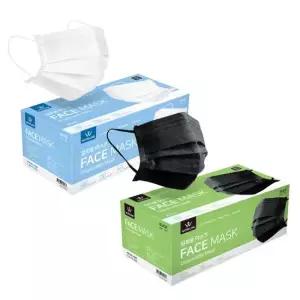 워크라인 일회용 마스크 멜트블로운 3중필터 50입 1박스 코로나마스크