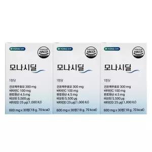 용닥터몰 모나시딜 600mg x 30정 3개 / 써클