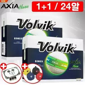 [볼빅] AXIA 엑시아 네온 360 듀얼코어 골프공(2더즌24알)