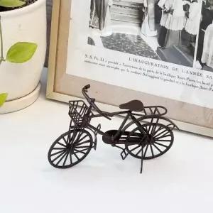 아트박스 컨츄리아이템 미니어쳐 브라운 자전거 소품