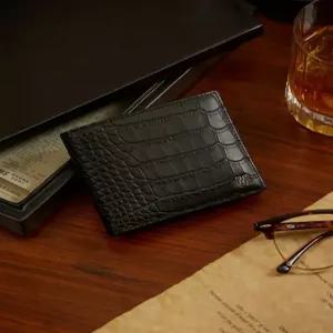 닥스 액세서리 남성 25SS [스테디셀러] 블랙 로고장식 소가죽 반지갑 WBWA5E509BK