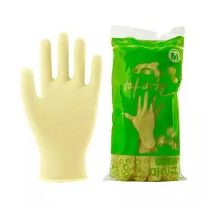 마이핸 미니 고무장갑 아이보리/노랑 S/M/L 