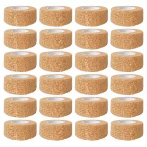 자가점착 탄력 밴드 2.5cm x 4.5m 24개 / 압박 붕대 핑거밴드 스포츠 핑거 테이프