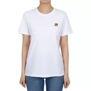 [메종키츠네] 폭스헤드 여성 반팔티셔츠 PW00113KJ7026 P100