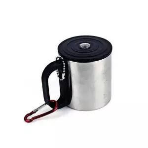 등산컵 스텐레스컵 스텐캠핑컵 스텐컵 캠핑머그컵/보냉/물컵/커피잔/스텐/텀블러/컵/커피/머그/잔/뚜껑