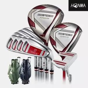 혼마 2스타 베레스 키와미5amp;마루망 2W 카본 조합 풀세트 여성용 10pc/7i/6번S