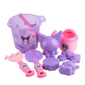 산리오 쿠로미 통 모래놀이/모래/놀이/장난감/모레/소꿉/포터블/캠핑/몰드/어린이/멀티/감각/틀/모양/샌디