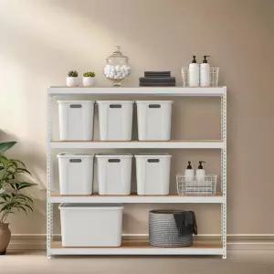 /비더블유아이 스피드랙 간편조립 수납선반 1500x300x1350 4단