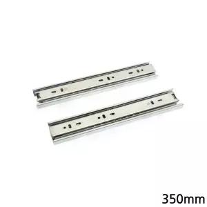 3단 볼레일 서랍 레일 35mmx350mm/서랍장/선반/슬라이딩/도어/밥솥/가구/씽크대/언더/밥통/책상/렌지대/