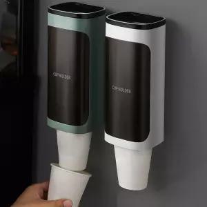 프리미엄 선반형 멀티 종이컵 디스펜서 컵 홀더 2구/종이컵디스펜서/트레이/보관함/정수기/컵홀더/디스펜스