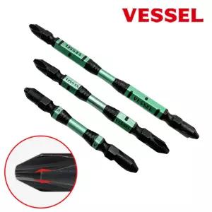 베셀 블랙 리브 스텝 토션 비트세트 임팩용 십자 육각 3P세트 BW-41243