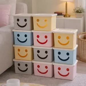 아트박스/보노하우스 모던 미니 해피박스 4P 장난감 소품 수납 정리함