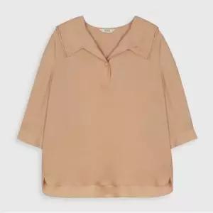 [클라비스] 빅카라형 블라우스 (CVBWC3801M-T)