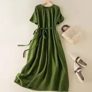 칼리온 린넨 롱 원피스_NB2OP055