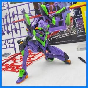 재고 있음 Rg 에반게리온 모델 키트 1:144 에반게리온 피규어 Collectble Eva 01 조립 키트 모바일 슈트 메