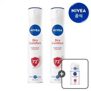 데오드란트 스프레이 드라이콤포트 200ml 2개 + 데오드란트 롤온 드라이컴포트 25ml 1개)