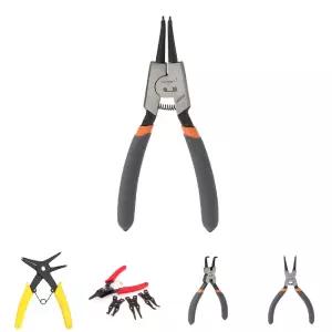 (일자벌림)(14cm) 스냅링 플라이어/고정링/외부링/제거용/자동차/기계/베어링/부품/교체/일자/곡선/내구성