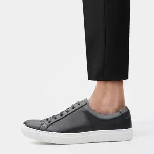 보닌 천연소가죽 커먼 테니스 스니커즈 IN546BK