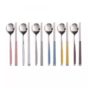 골든벨 세라믹 한수저 세트 6인 12P 코스트코 한수저 스테인리스 숟가락 젓가락