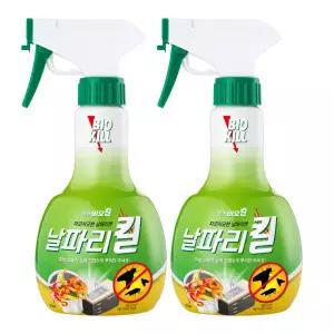 비오킬 날파리킬 370ml 2개 살충제 모기 파리 나방