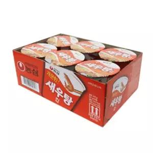 농심 새우탕 작은컵 6입