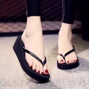 여성 슈즈 데일리 리조트룩 바캉스 통굽 여름 신발 비치샌들 쪼리 슬리퍼 삼색슬리퍼 쪼리